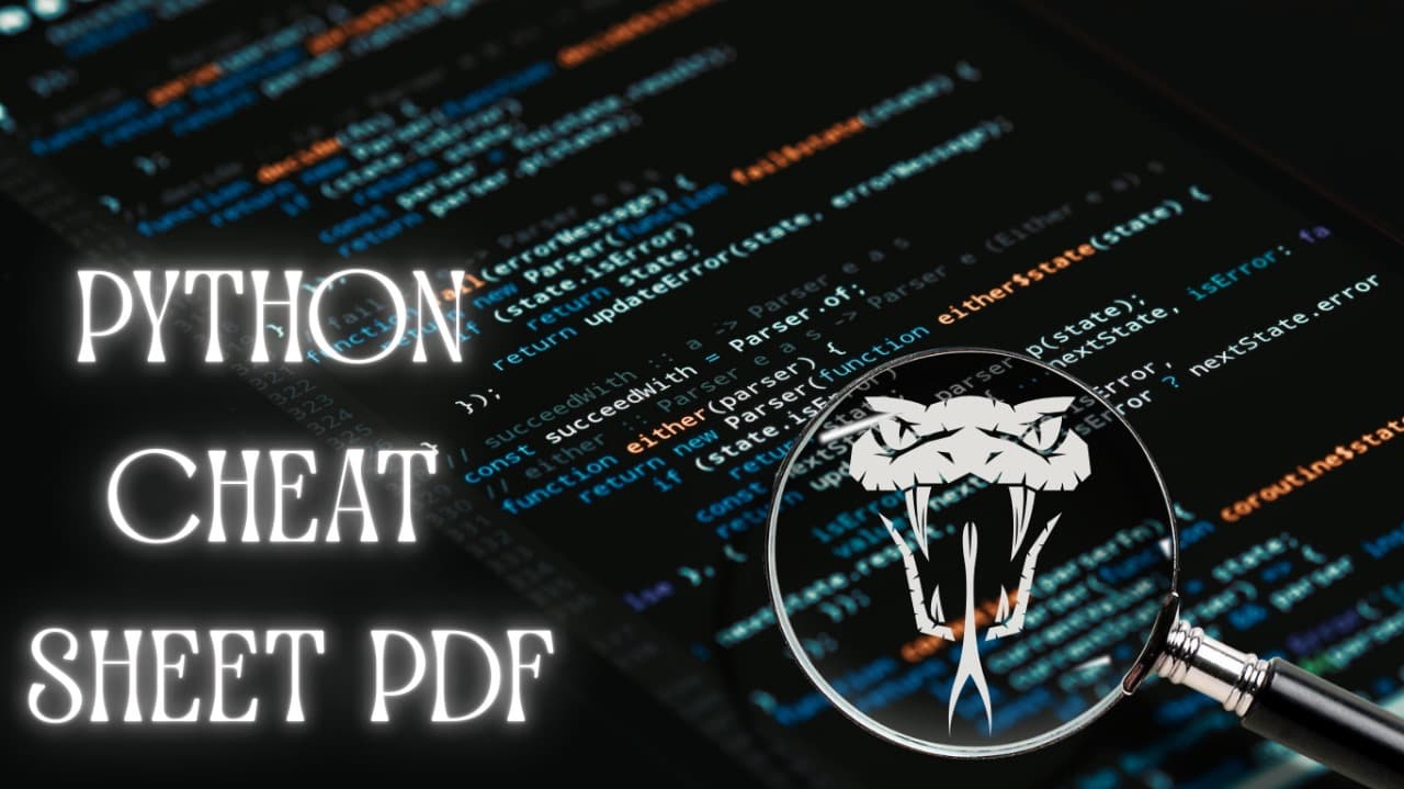 Python Cheat Sheet PDF